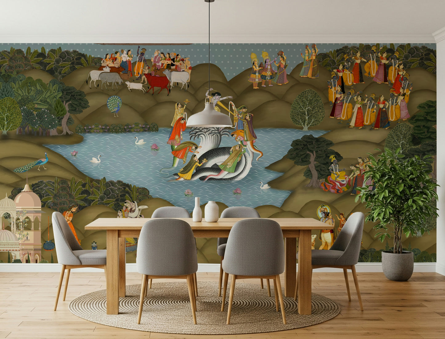 Kaliya Mardan Saga Wall Mural