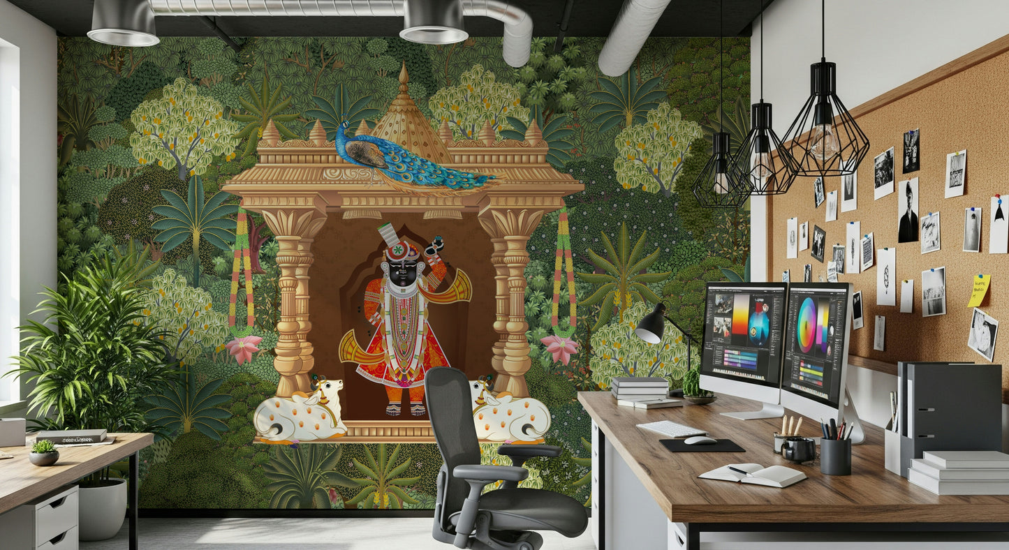 Shrinathji Sanctuary Wall Mural
