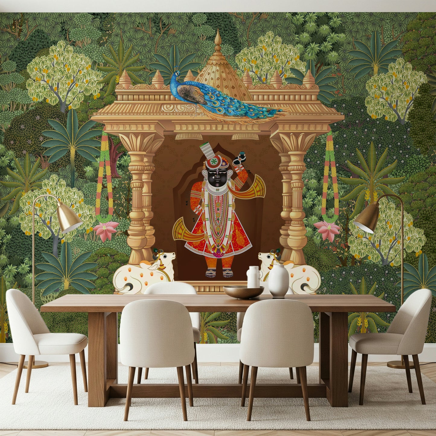 Shrinathji Sanctuary Wall Mural