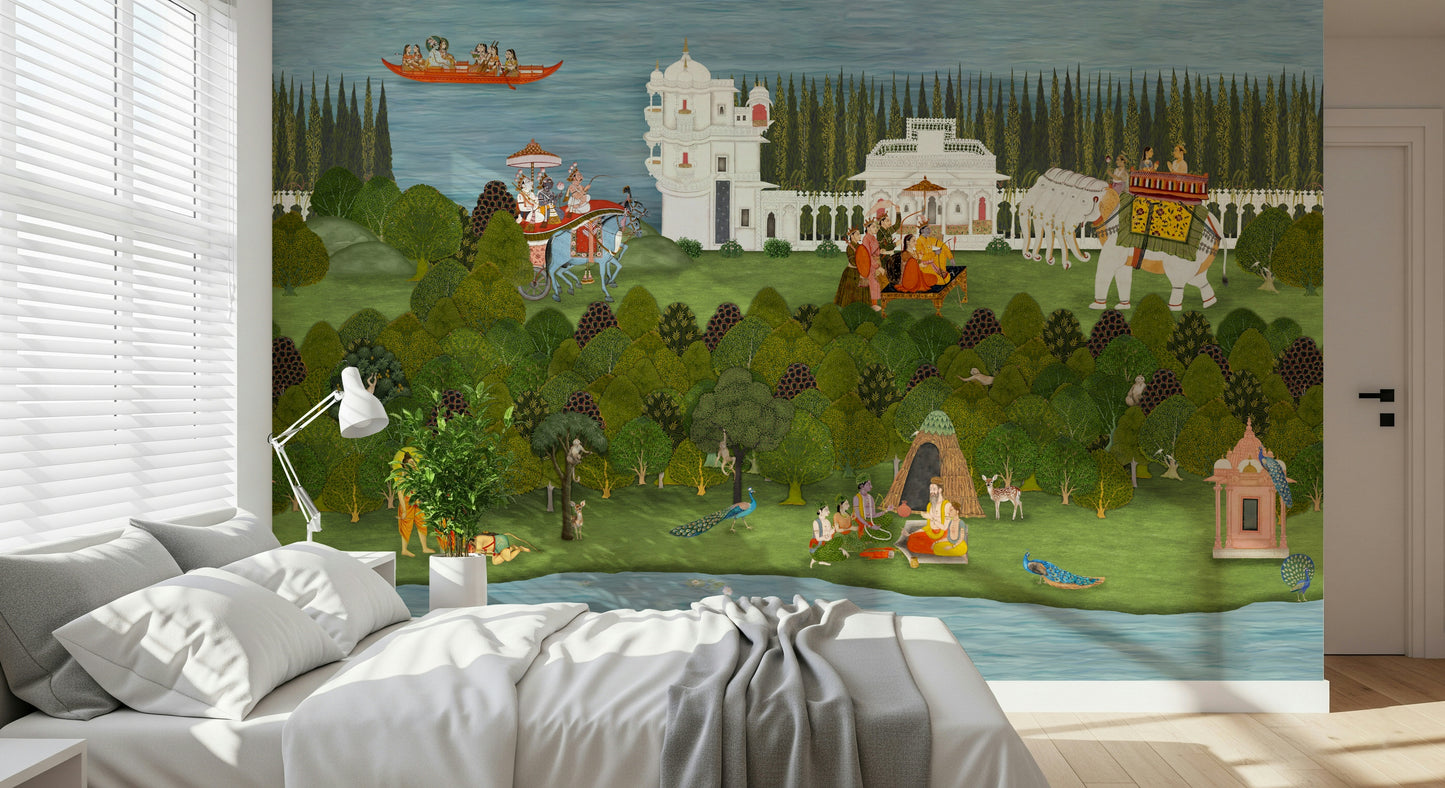 Rishikesh Retreat Wall Mural