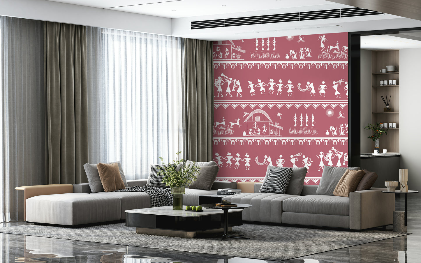 Warli Utsav Wall Mural