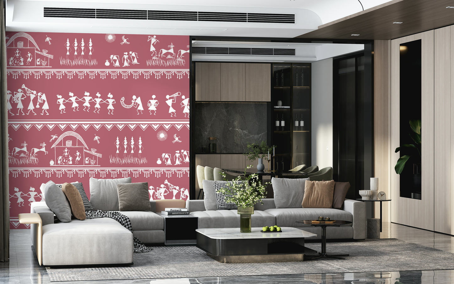 Warli Utsav Wall Mural
