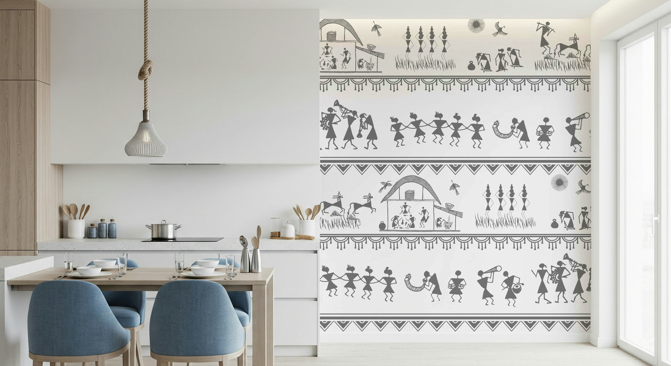 Rural Rhythm Wall Mural