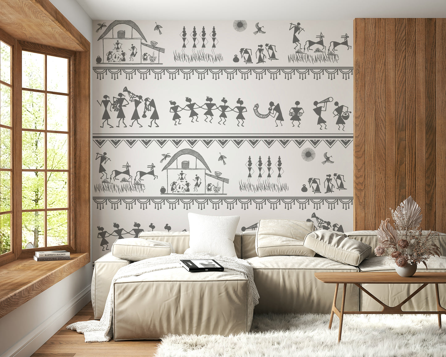 Rural Rhythm Wall Mural