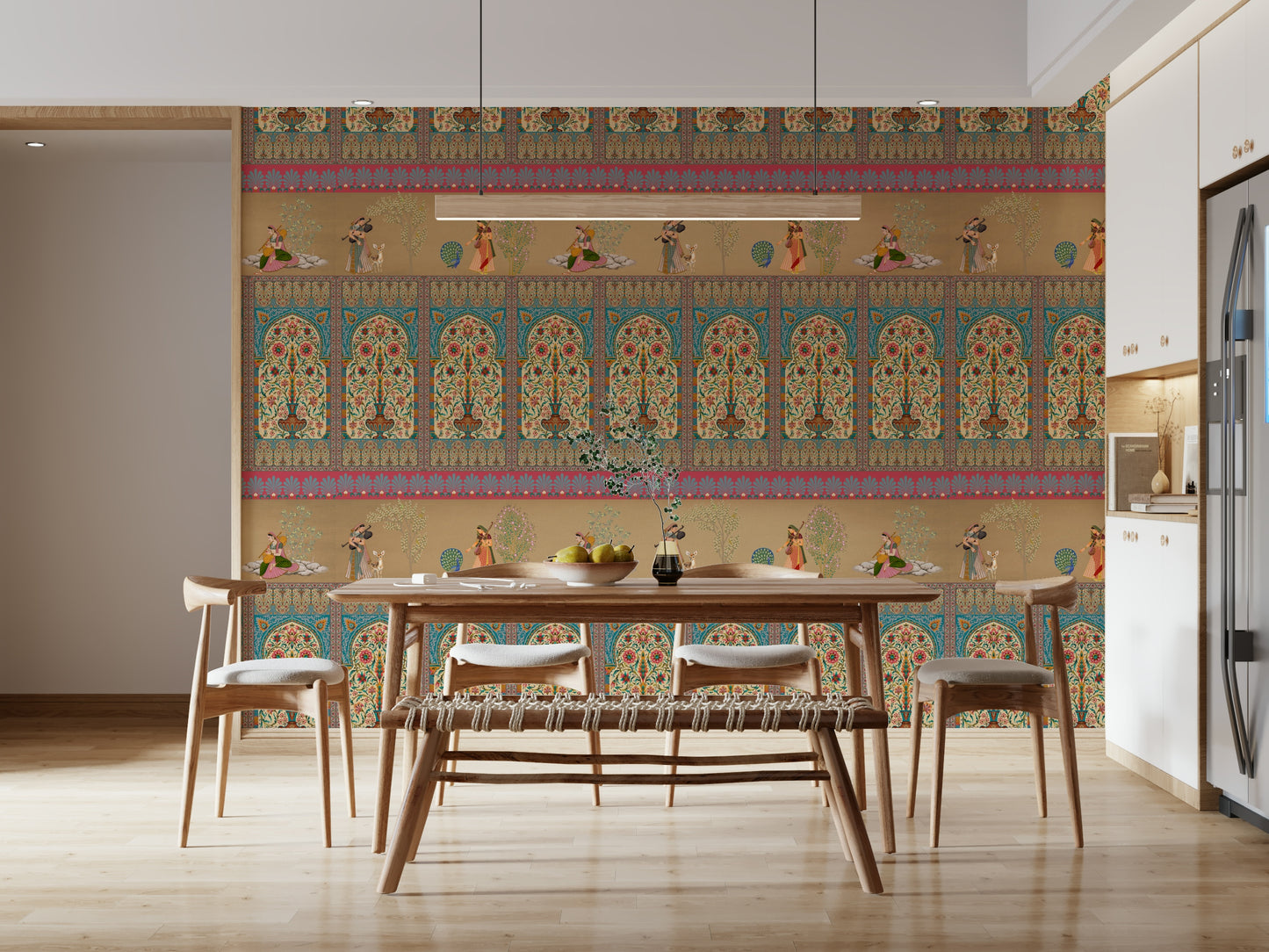 Courtly Serenade Wall Mural