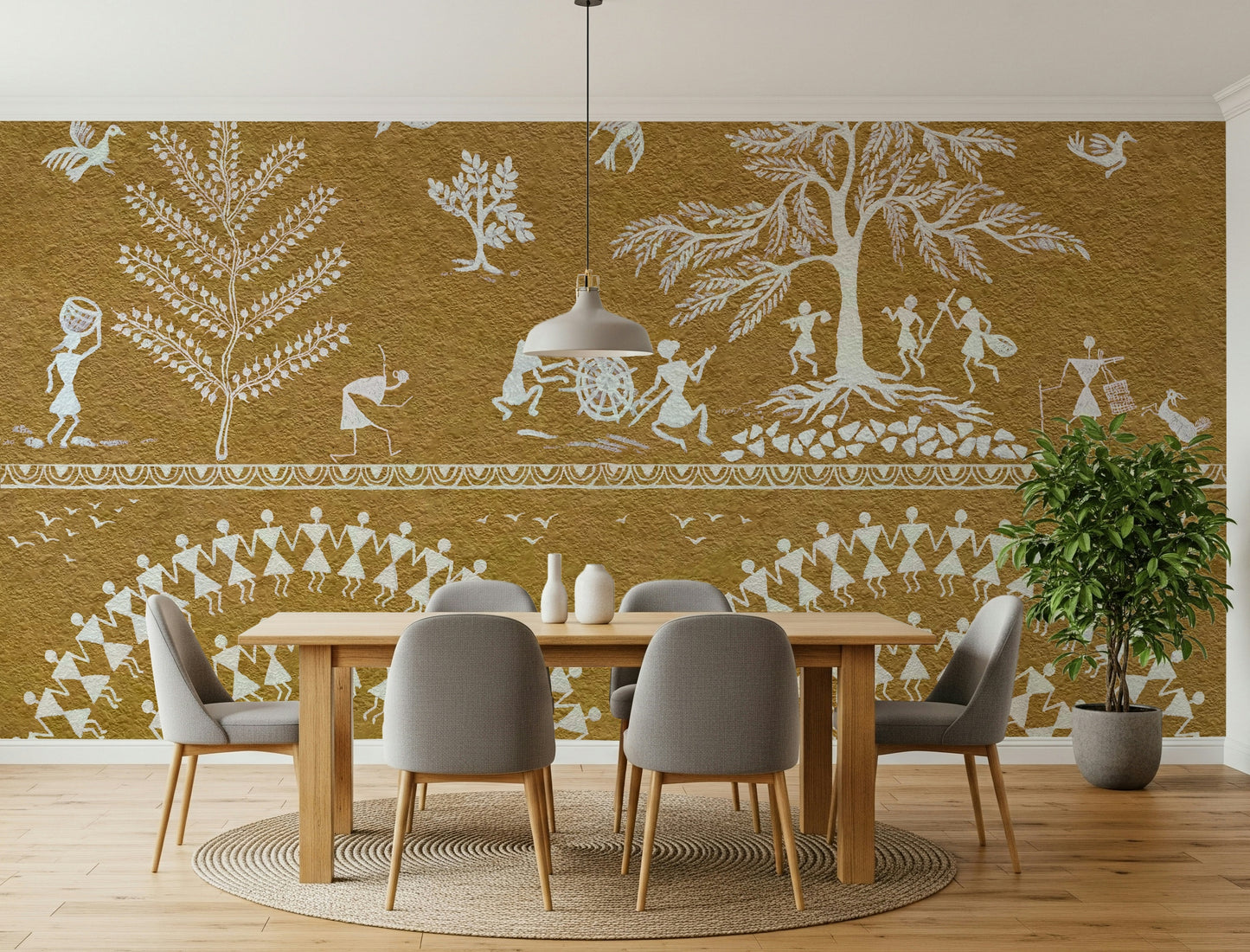 Tribal Dance Wall Mural