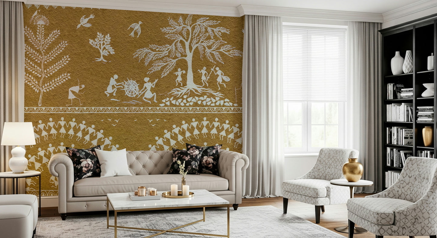 Tribal Dance Wall Mural