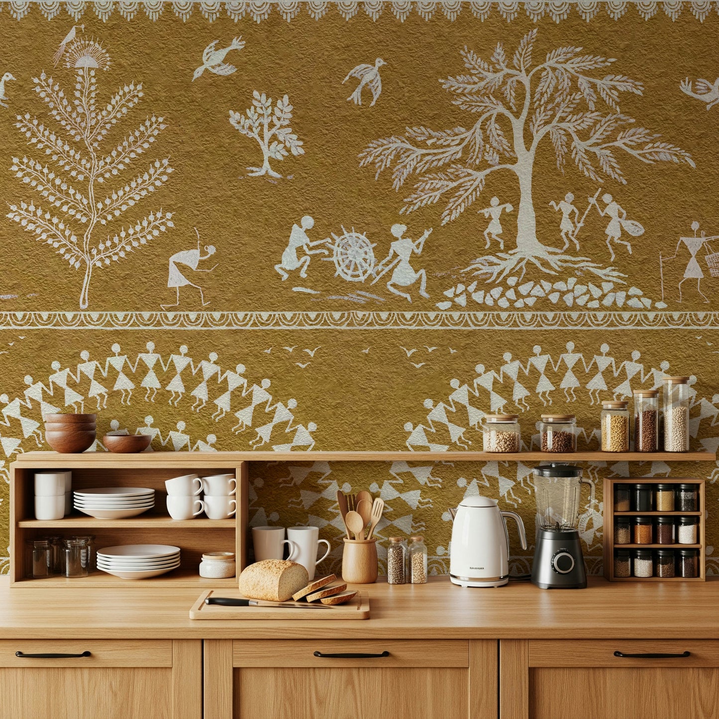 Tribal Dance Wall Mural