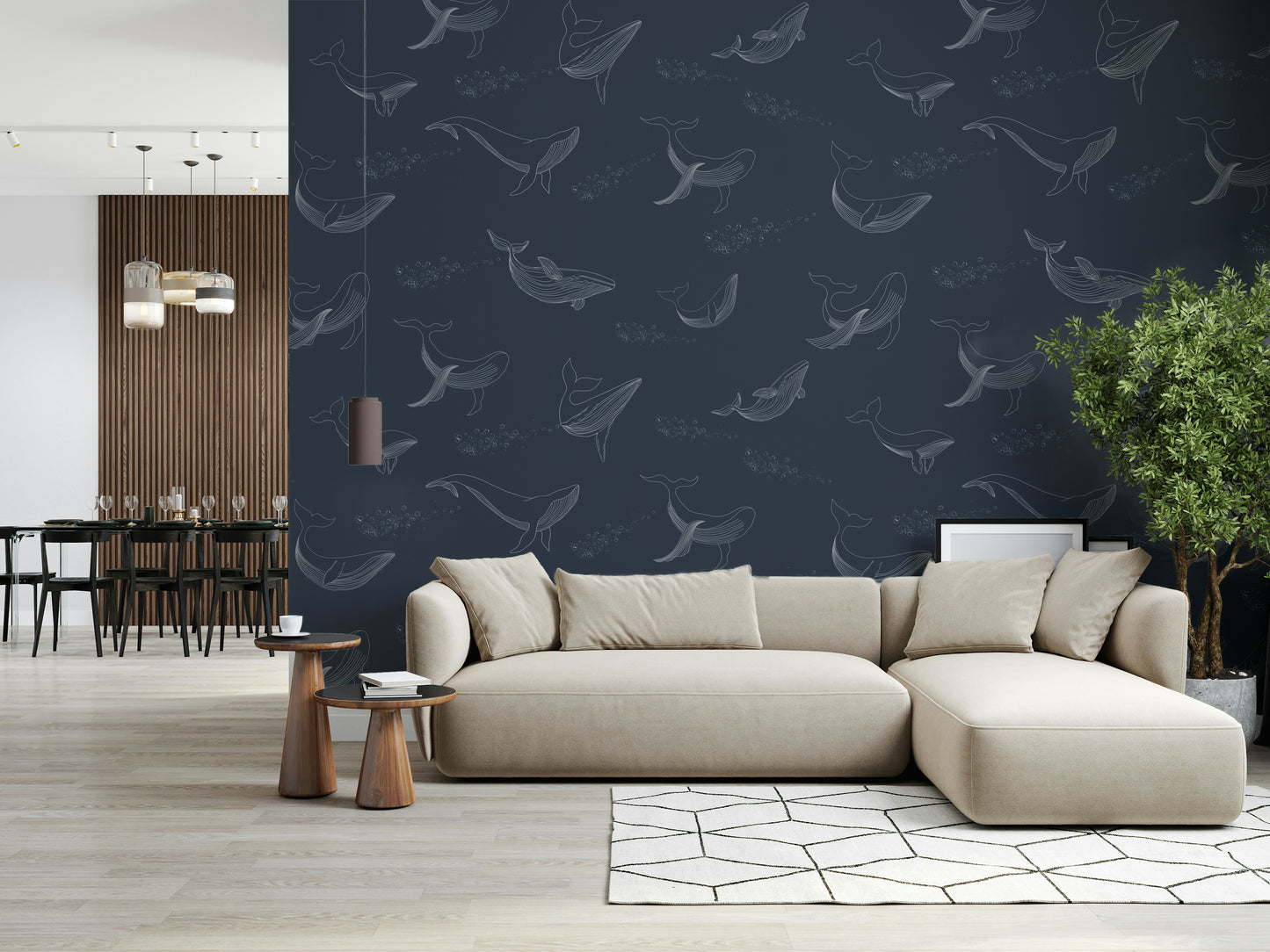 Whale Song Serenade Wall Mural