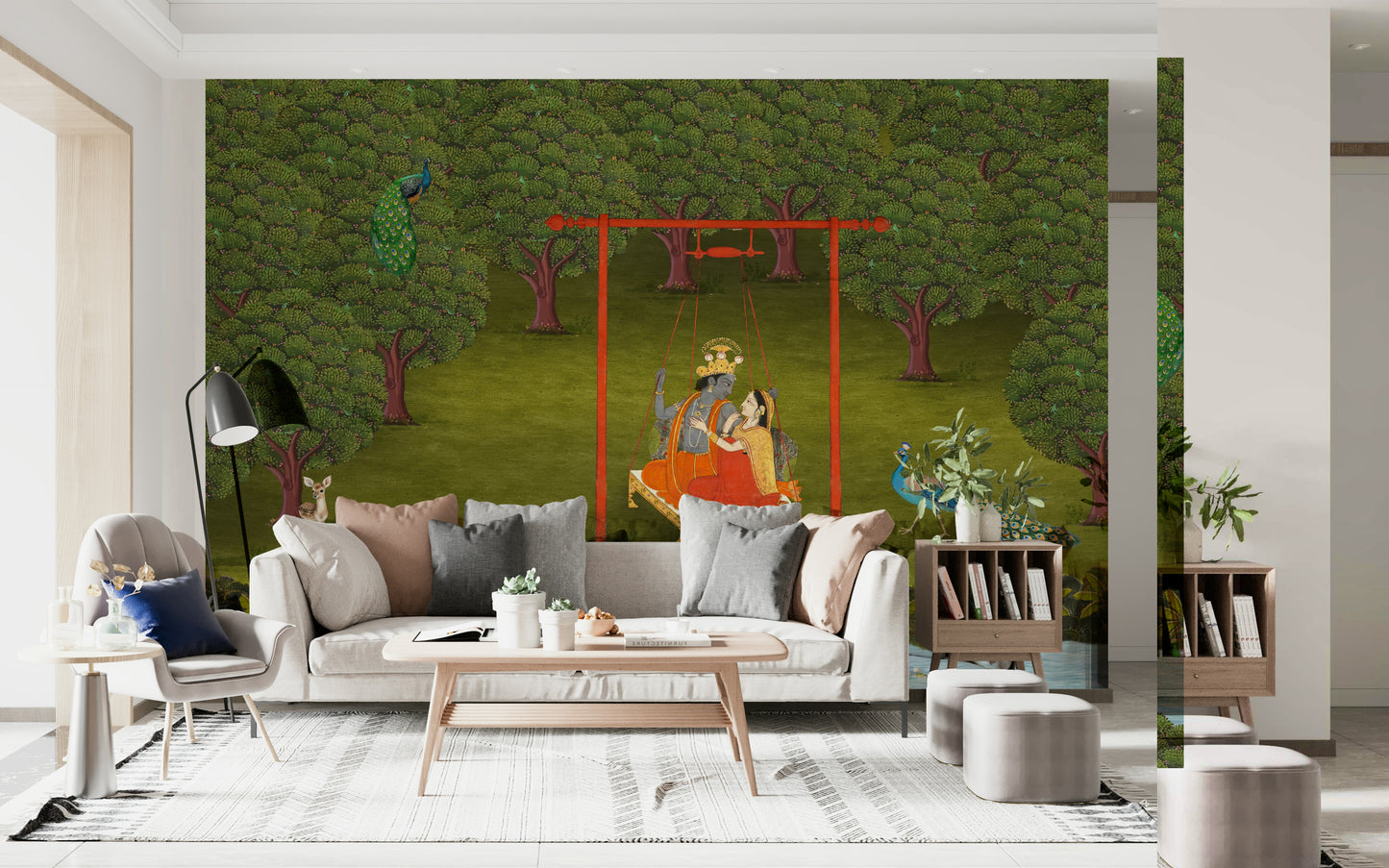Divine Swing Serenity Wall Mural