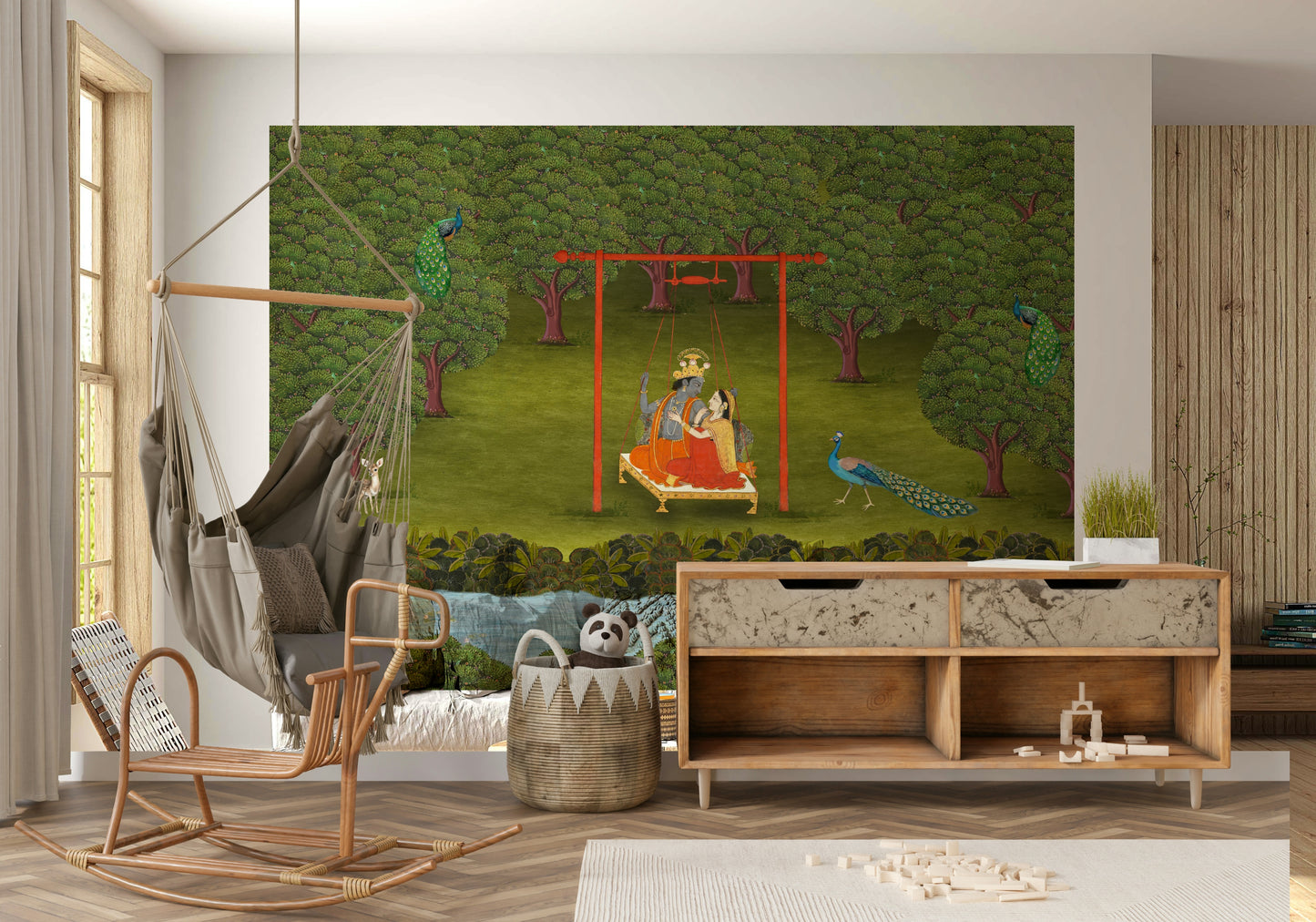 Divine Swing Serenity Wall Mural