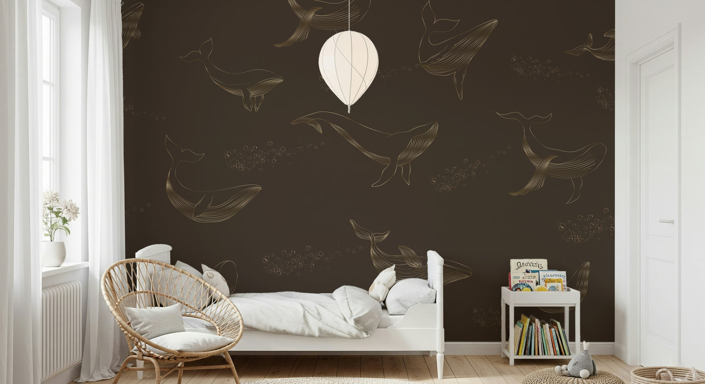 Whale Song Wall Mural