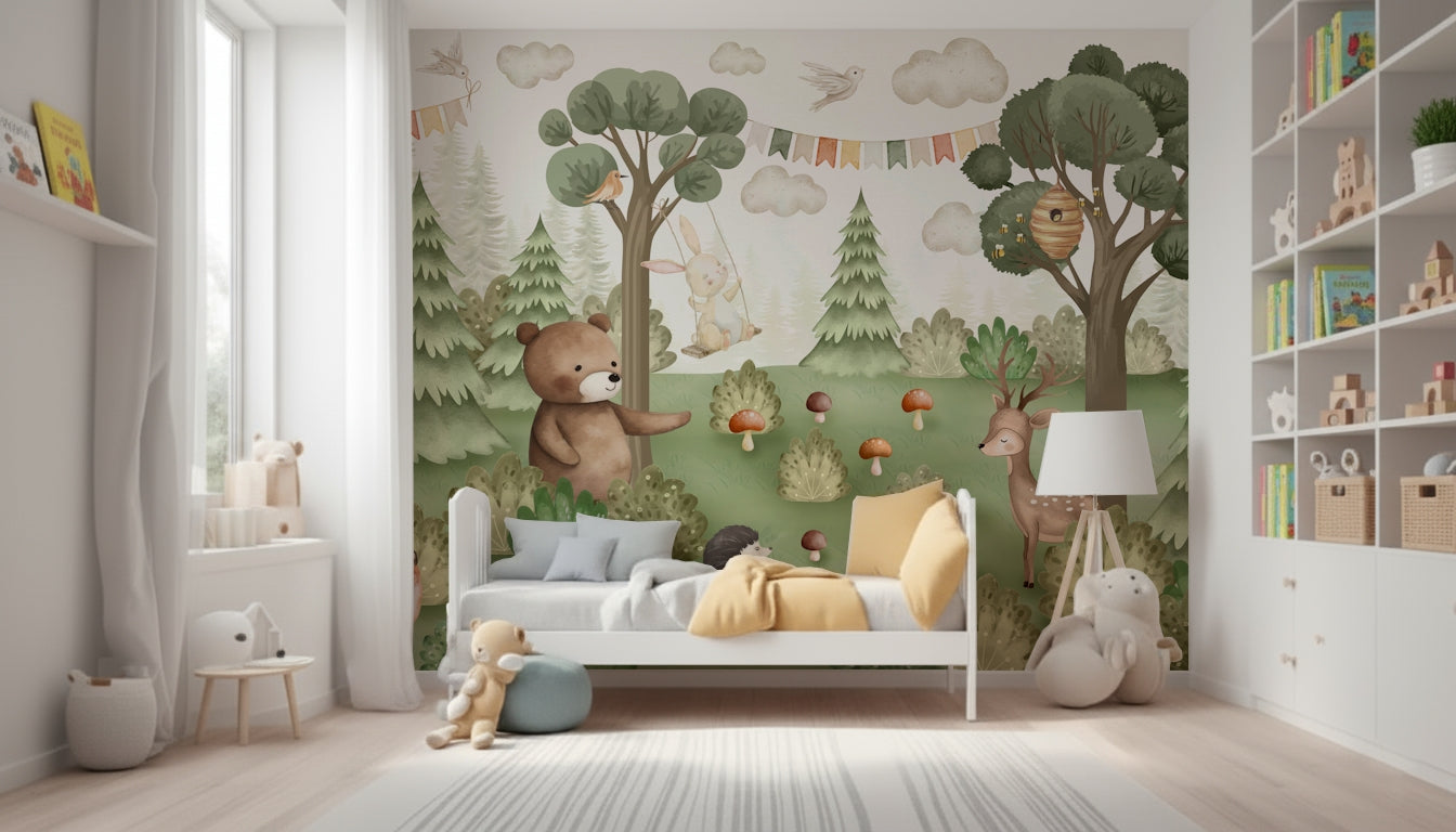 Forest Friends Mural Wall Mural
