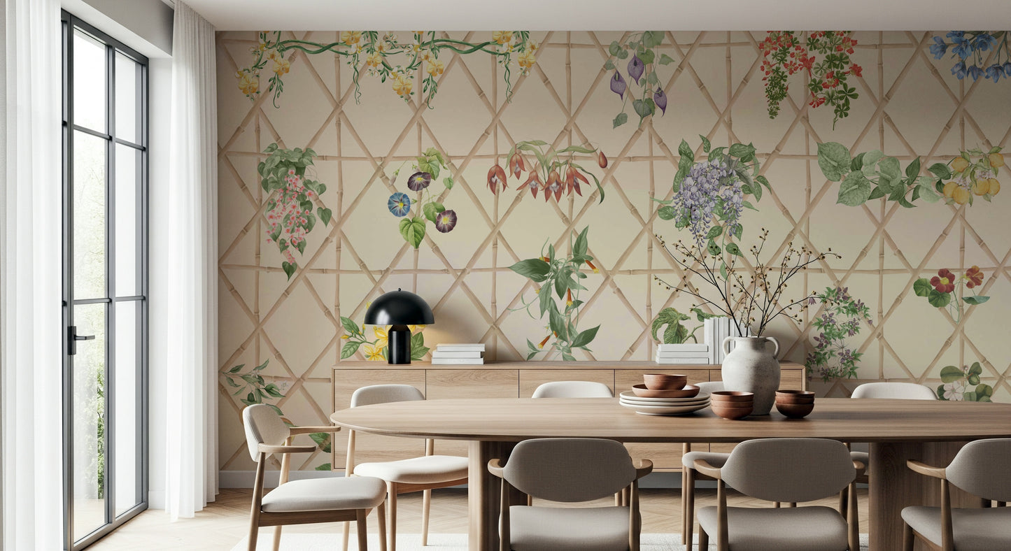 Chinoiserie Garden Wall Mural