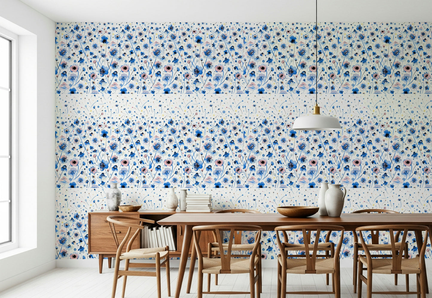 Indigo Bloom Wallpaper⁠