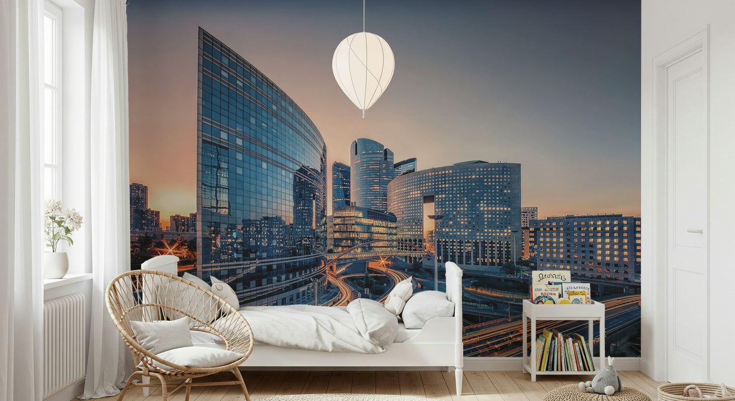 Cityscape Serenity Wall Mural
