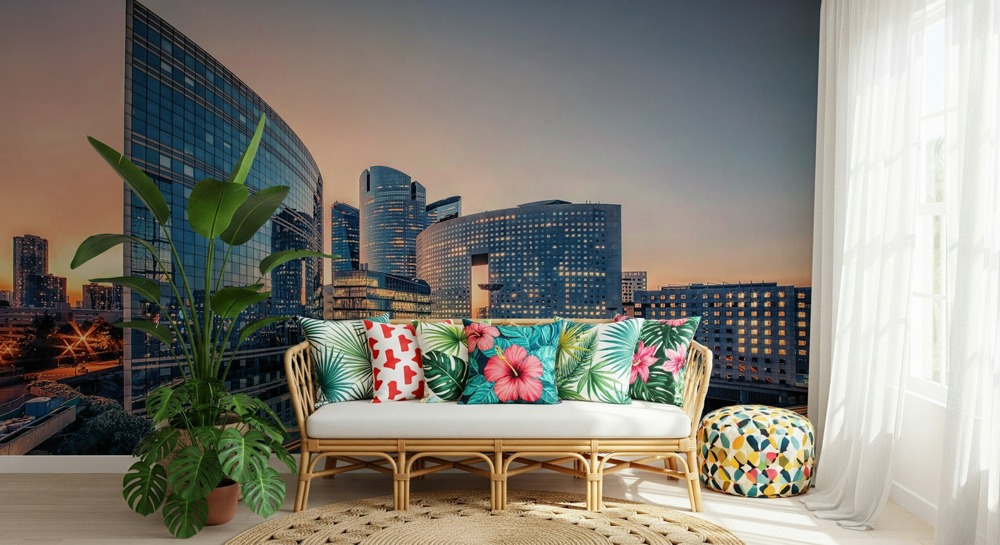 Cityscape Serenity Wall Mural