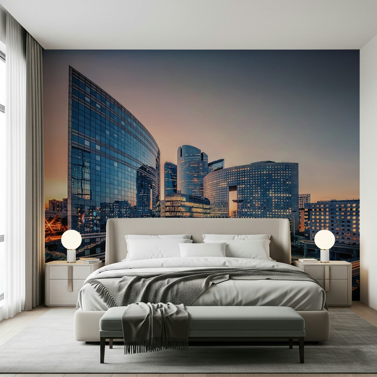 Cityscape Serenity Wall Mural