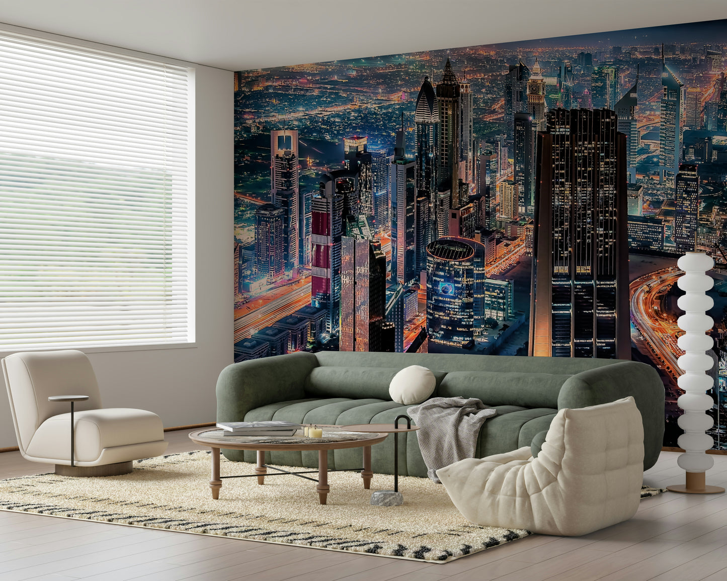Dubai Nights Wall Mural