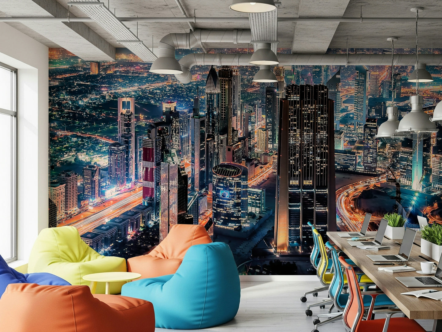 Dubai Nights Wall Mural