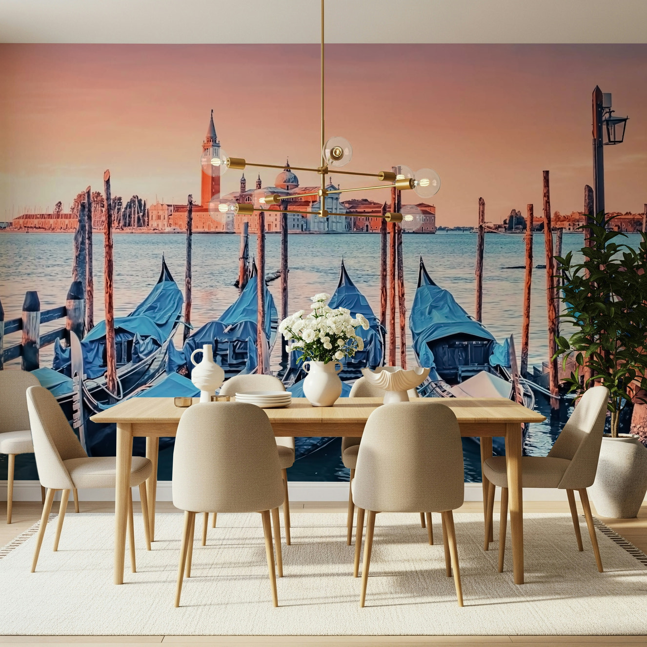 Serene Venice Scene Wall Mural