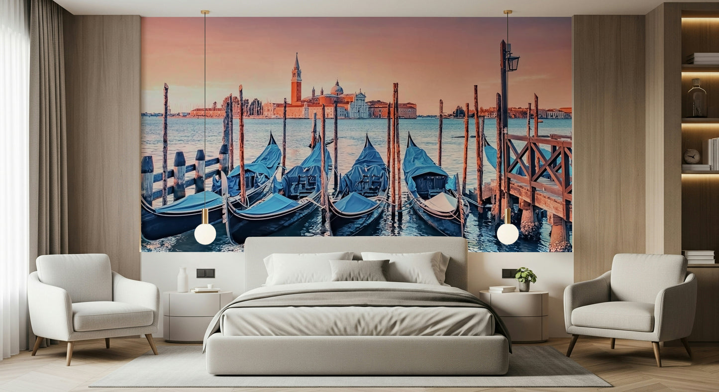 Serene Venice Scene Wall Mural