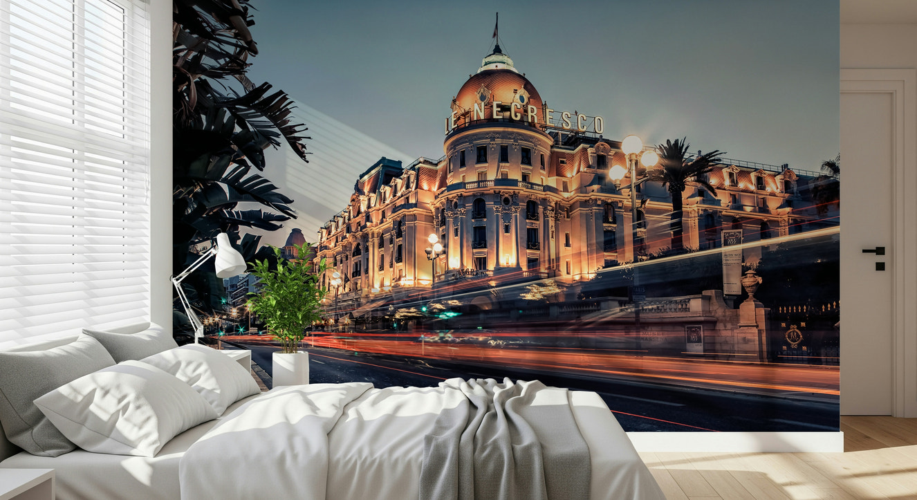 Azure Riviera Nights Wall Mural