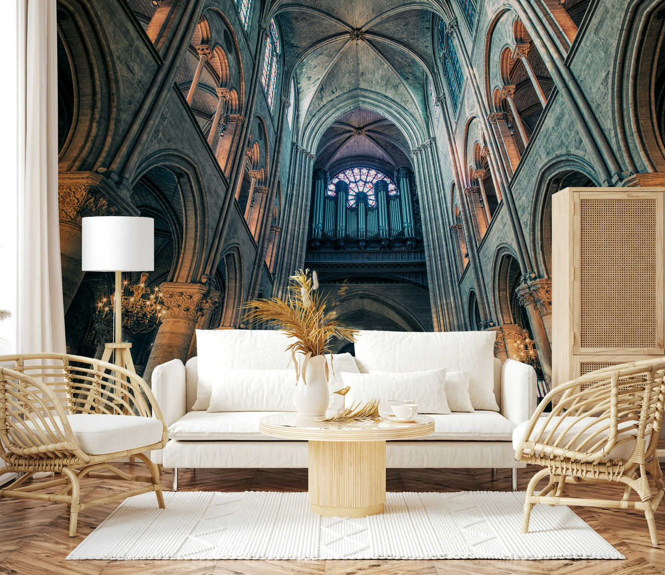 Cathedral Arches Wall Mural