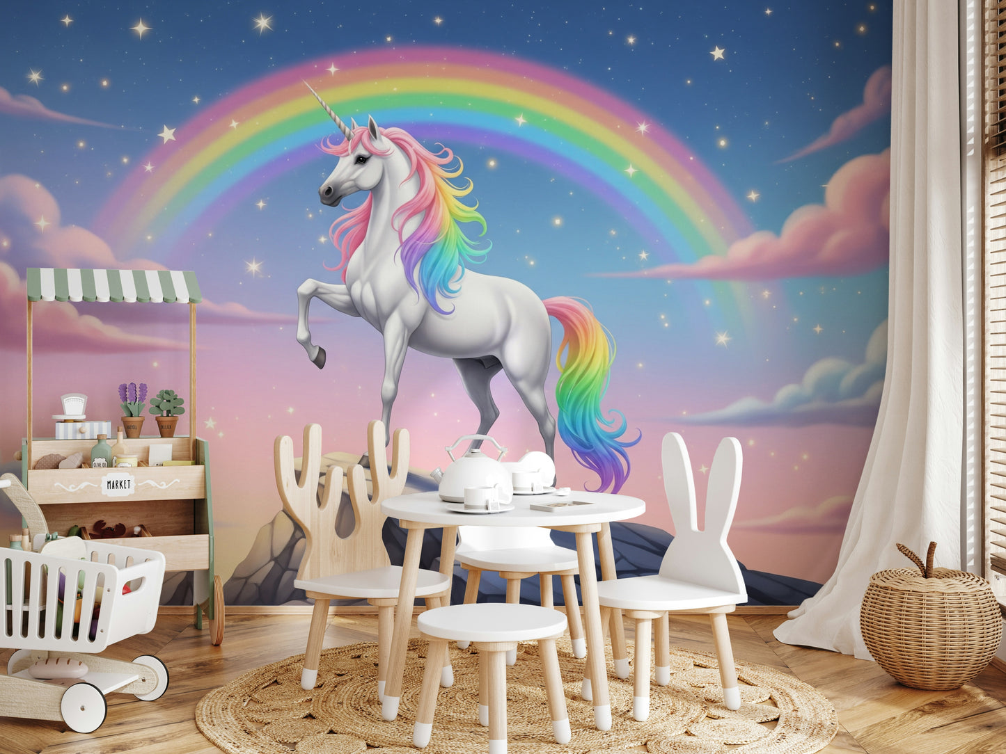 Mythical Heights Wall Mural