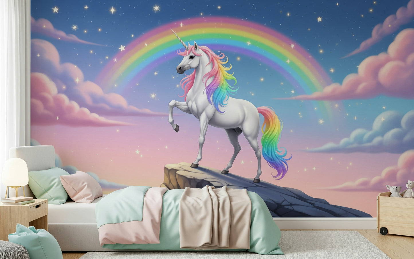 Mythical Heights Wall Mural