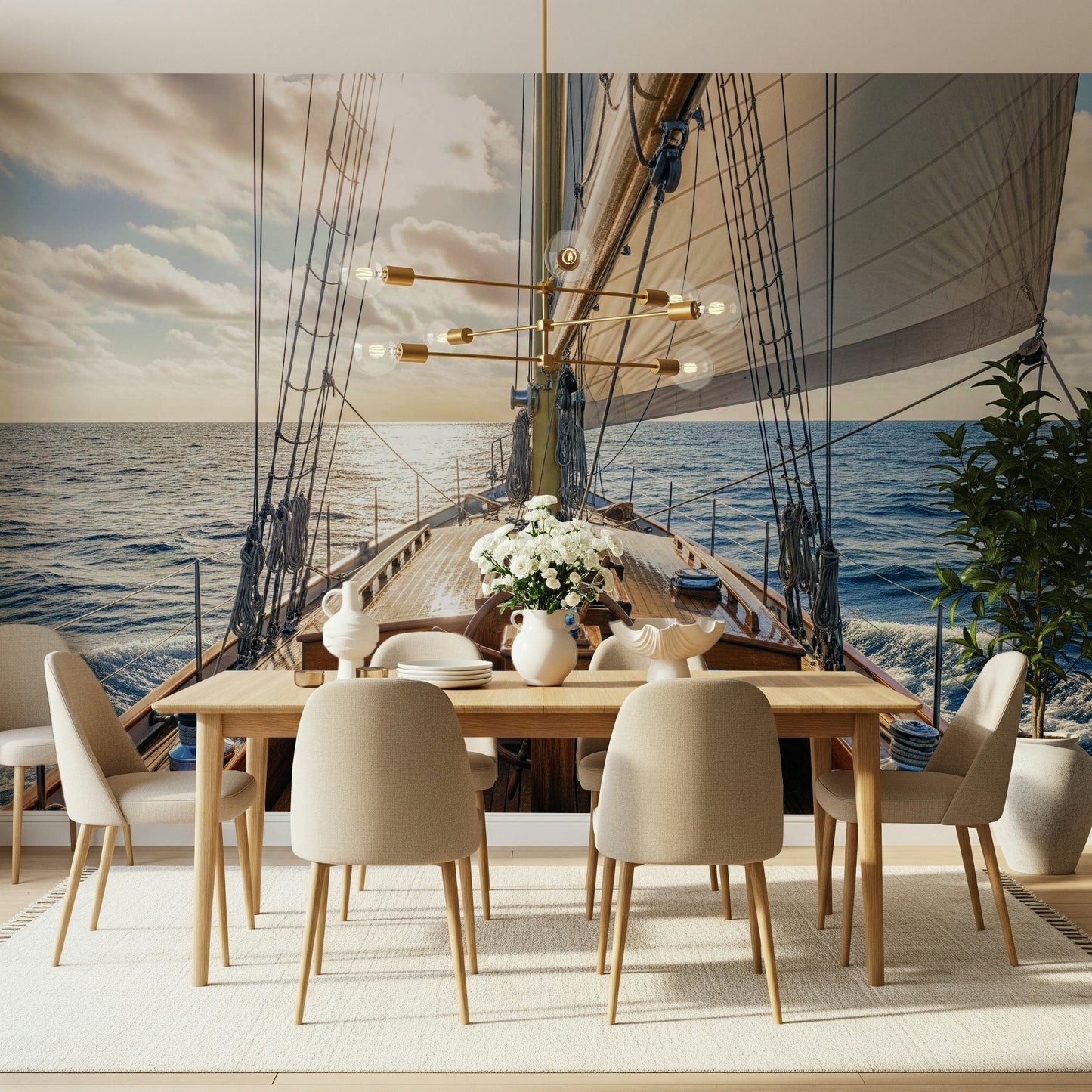 Sailing Away Wall Mural