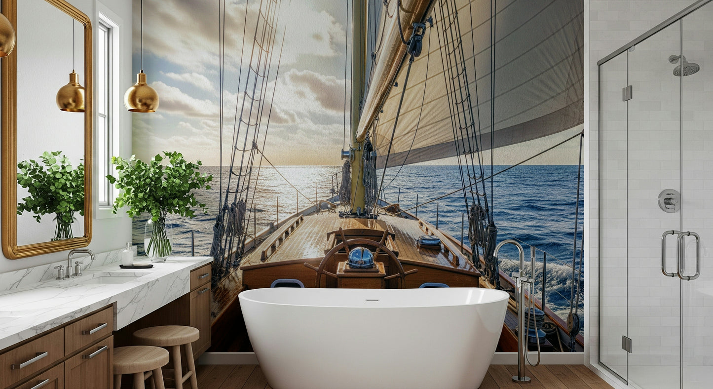 Sailing Away Wall Mural