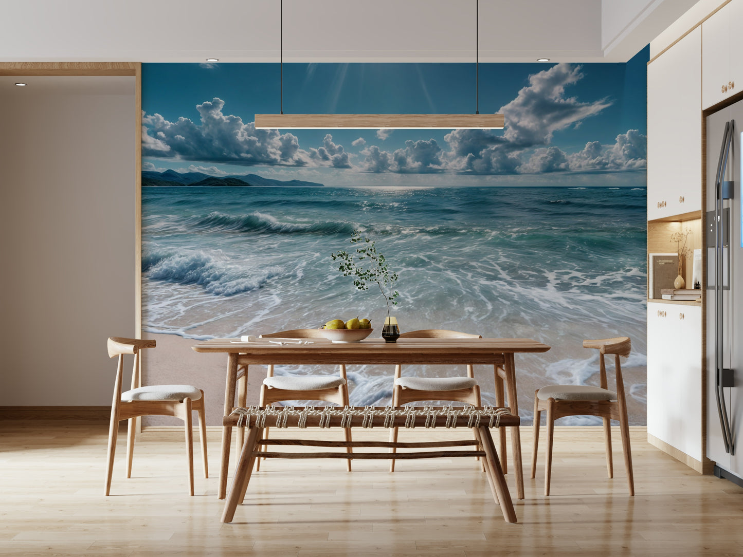 Azure Horizons Wall Mural