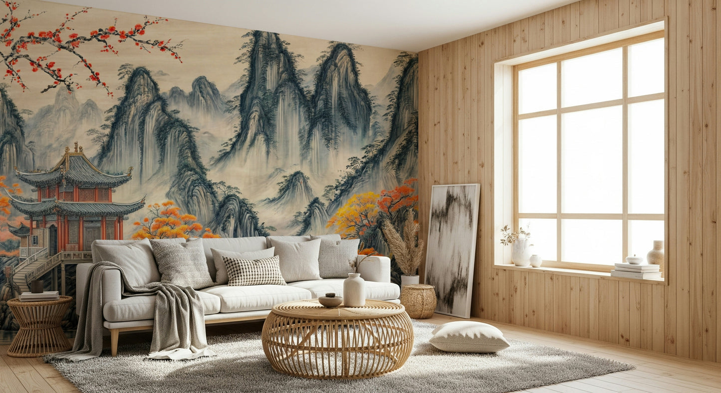 Asian Serenity Wall Mural