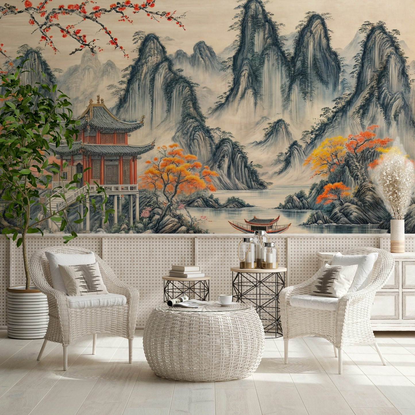 Asian Serenity Wall Mural