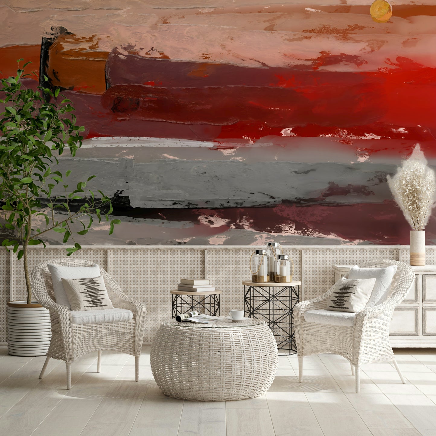 Abstract Landscape Wall Mural