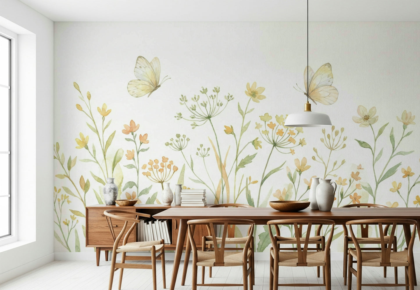 Butterfly Meadow Wall Mural