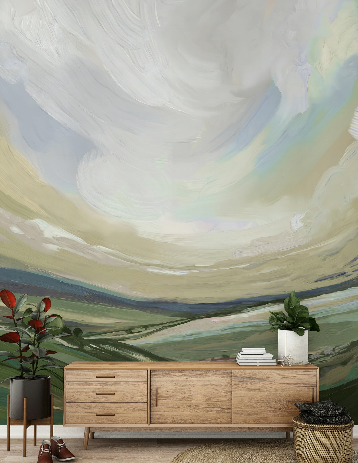 Yorkshire Landscape Oils Wall Mural