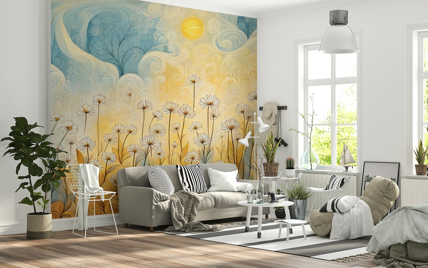 Daisy Daydreams Wall Mural