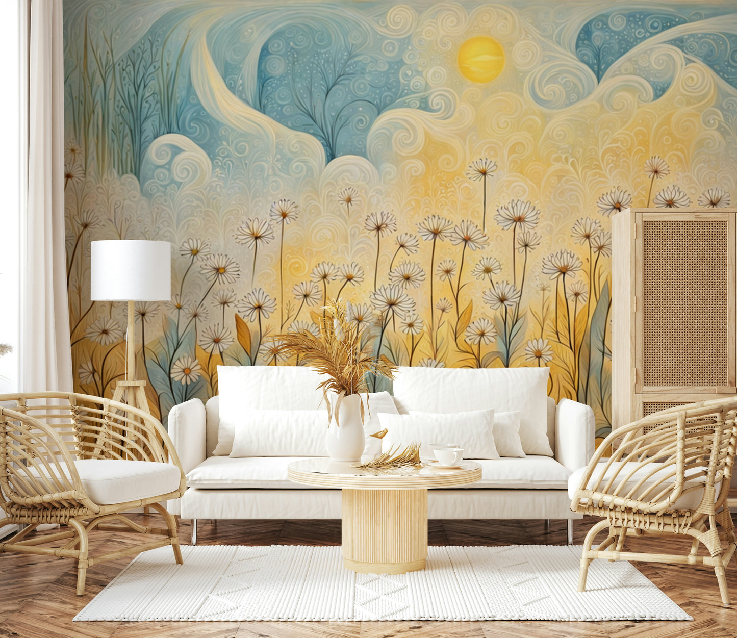 Daisy Daydreams Wall Mural