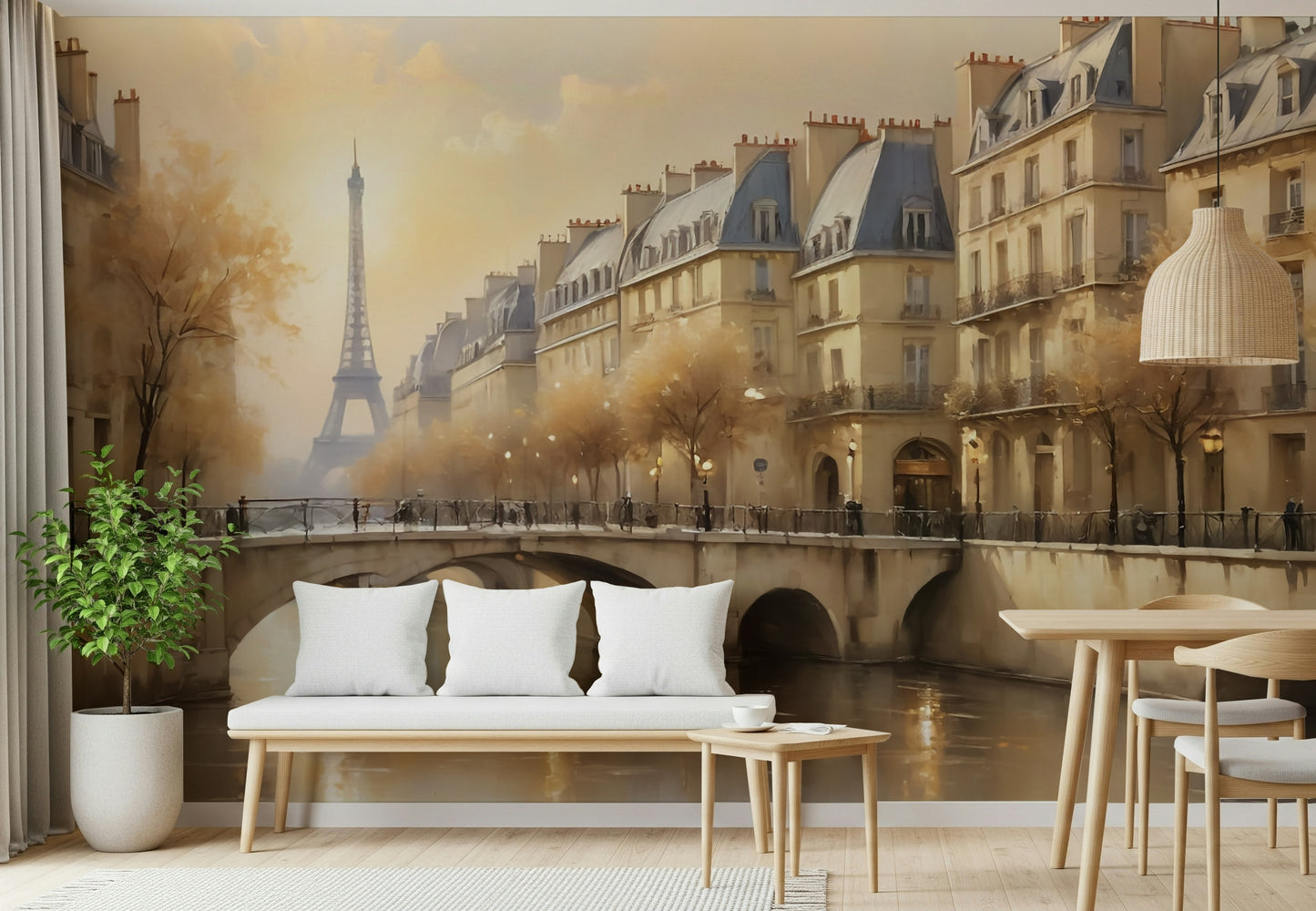 Parisian Serenity Wall Mural
