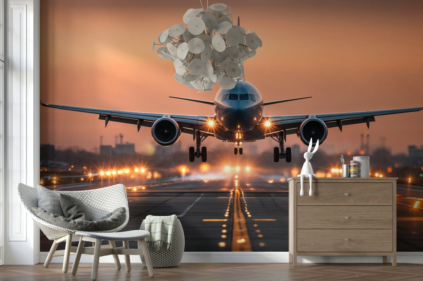 Sunrise Arrival Wall Mural