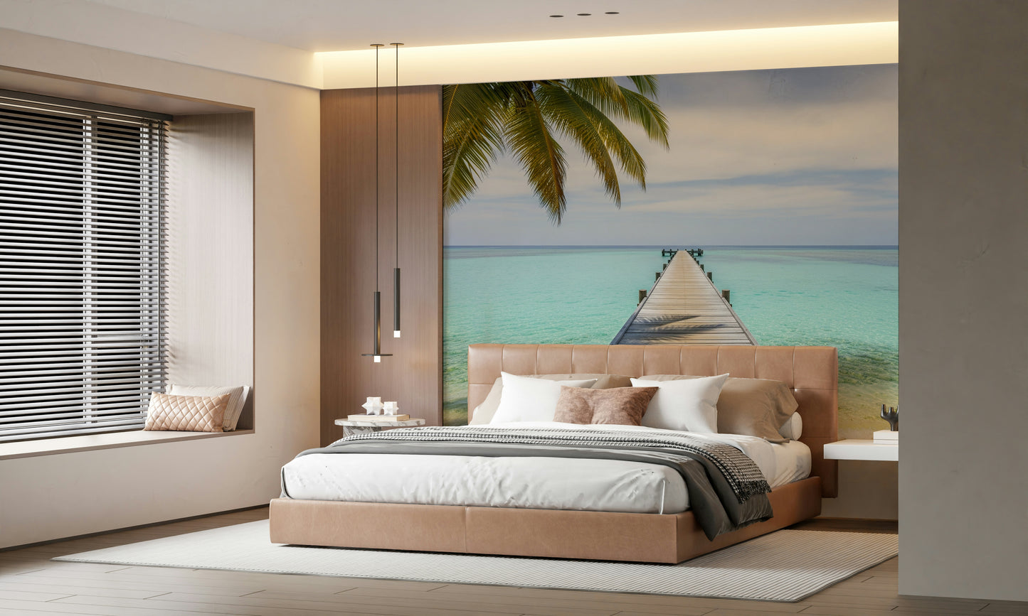 Tropical Pier Wall Mural