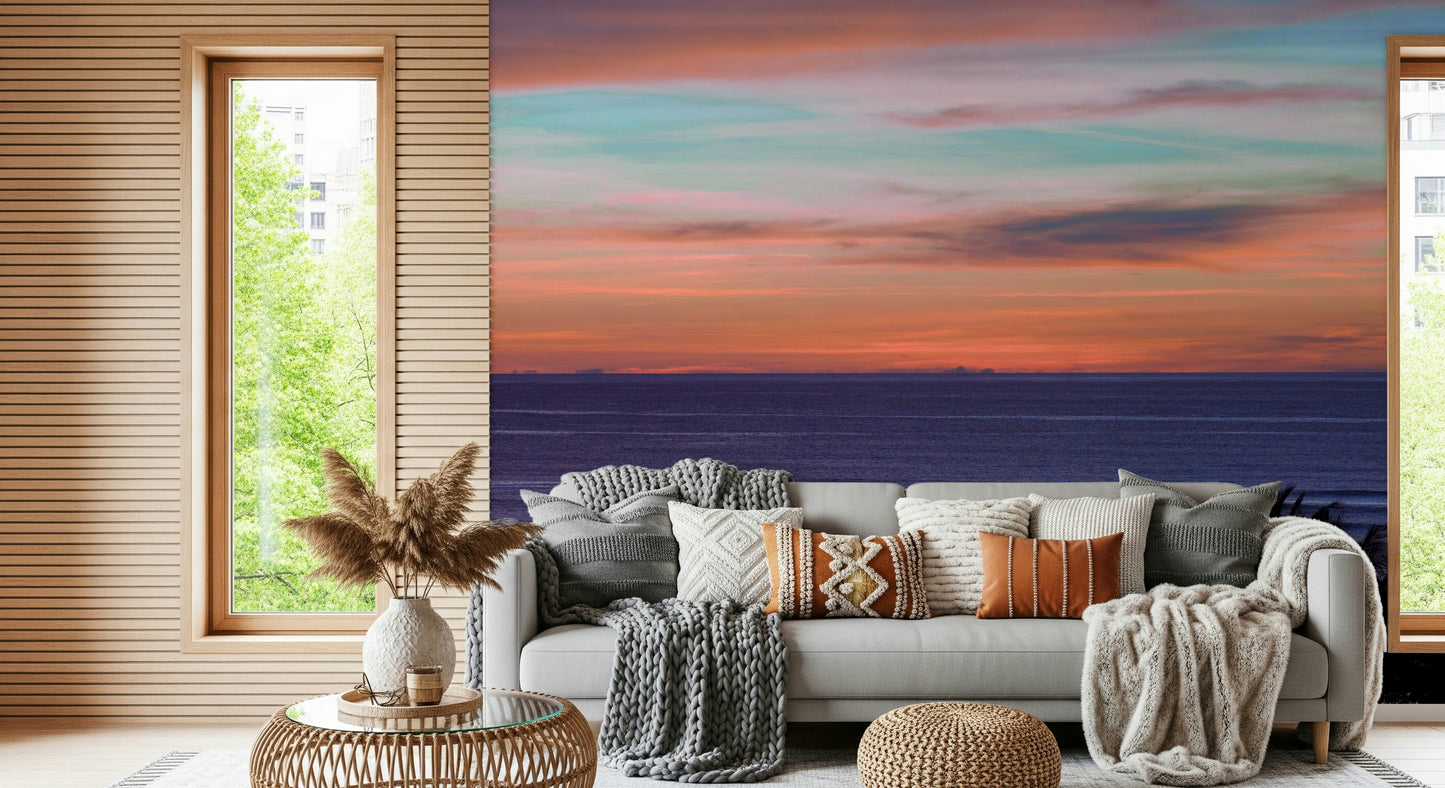 Beach Sunset Wall Mural