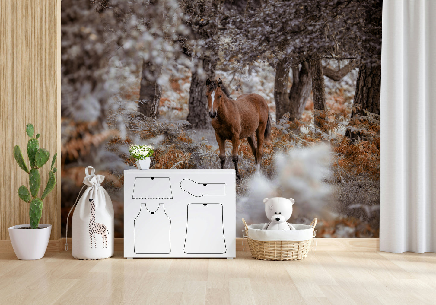 Wild Stallion Wall Mural