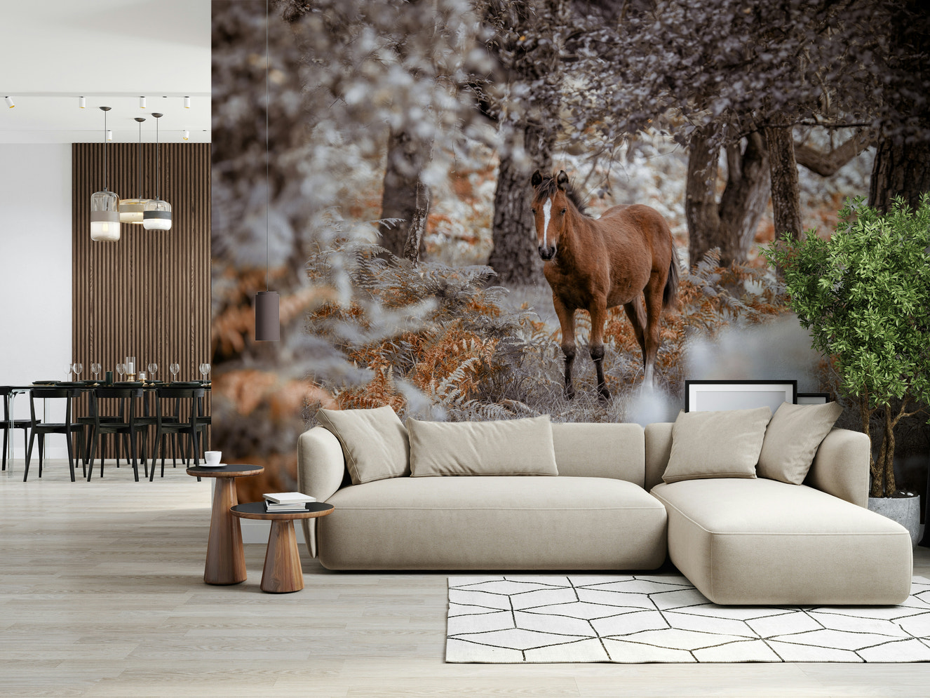 Wild Stallion Wall Mural