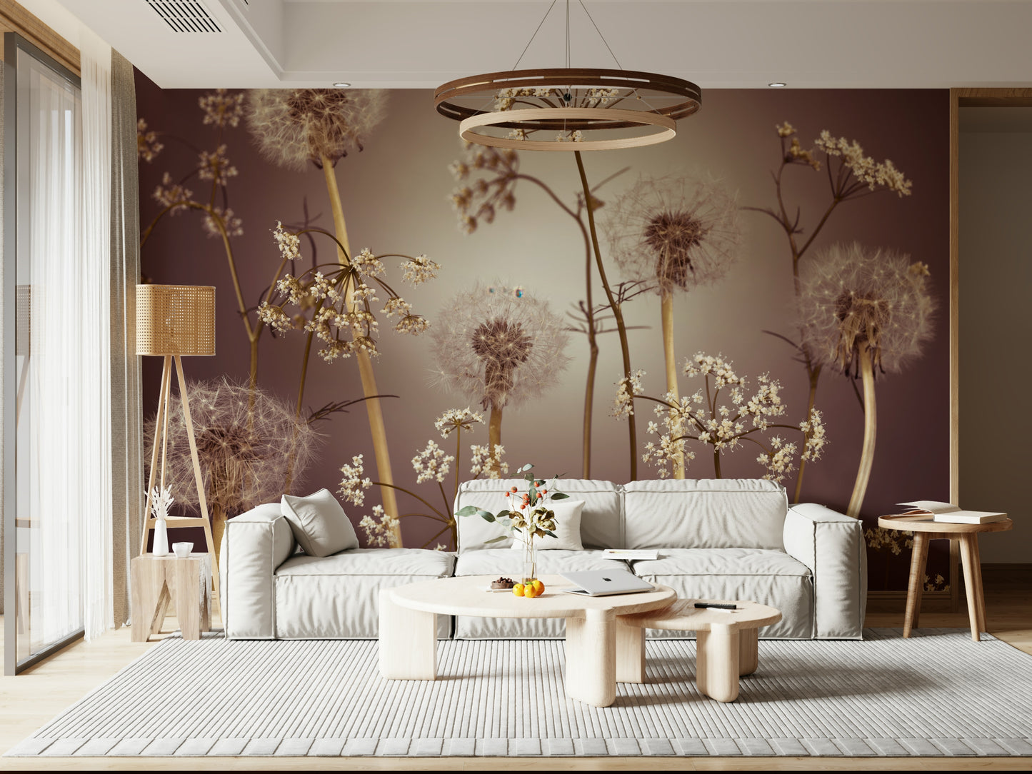 Wildflower Whispers  Wall Mural