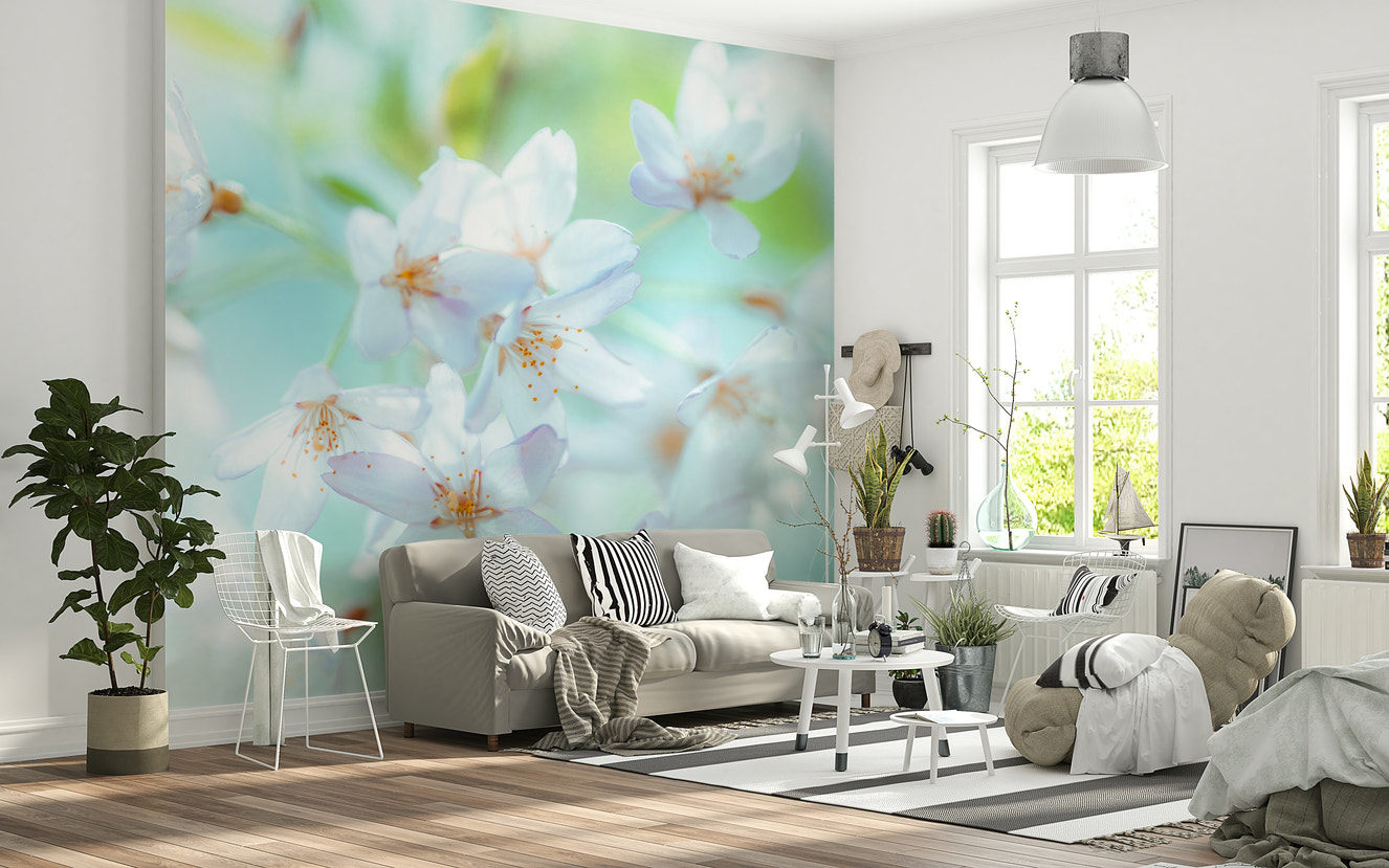 Springtime Blossoms Wall Mural