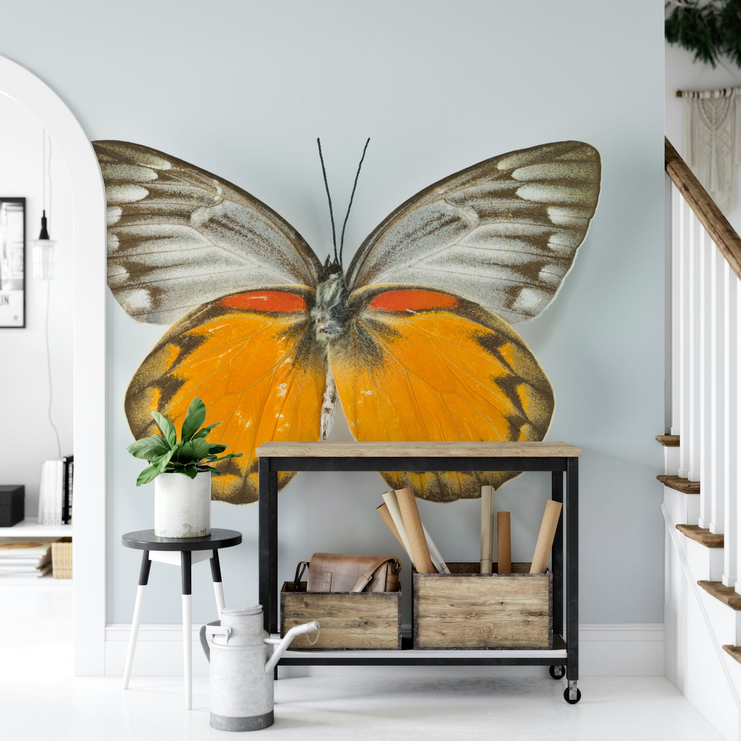 Whimsical Butterfly Wall Mural