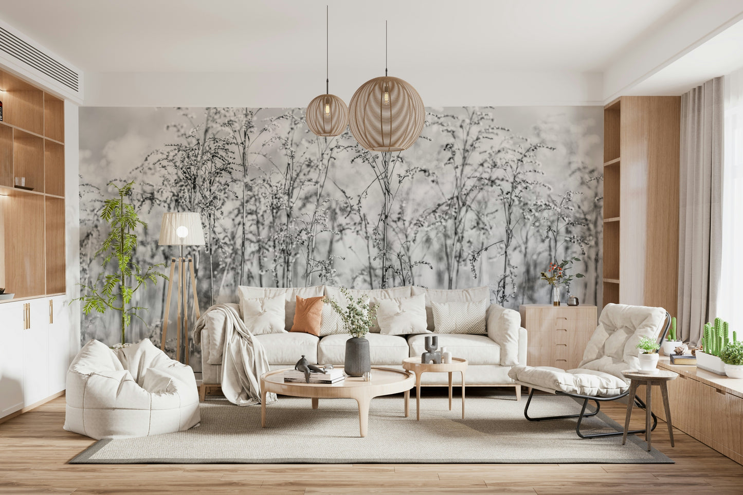Whispering Weeds Wall Mural